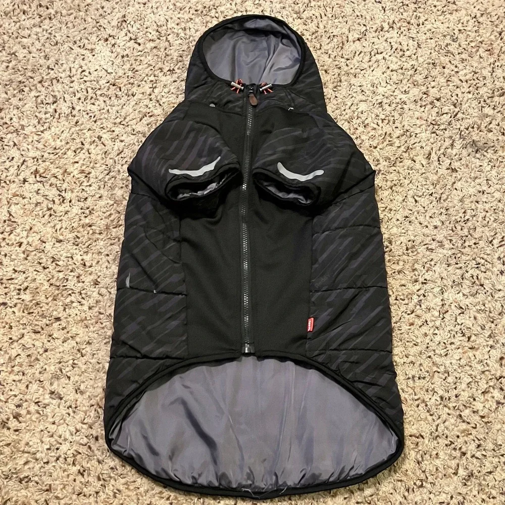 Reddy Dog‎ Reflective Puffer Jacket Insulated Water-Resistant Black Gray XXLarge